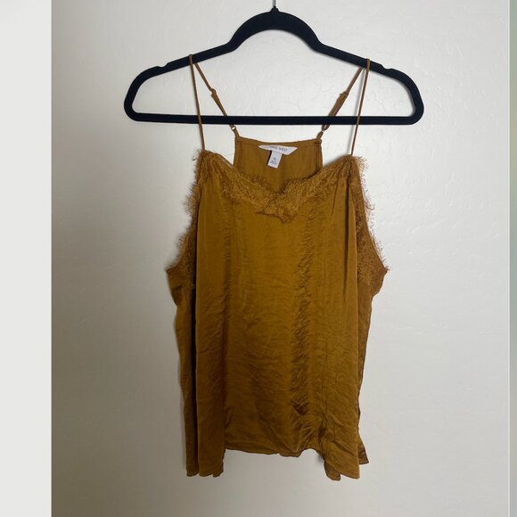 ⭐Lace Trim Classy Classic Hipster Hippie Artsy Boho Bohemian Chic Girly Cami Top - Picture 4 of 5